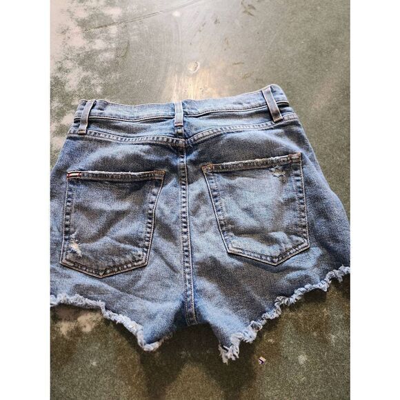 ALICE + OLIVIA JEANS Amazing High Rise Double Waistband Shorts Sz 26 - Picture 7 of 7